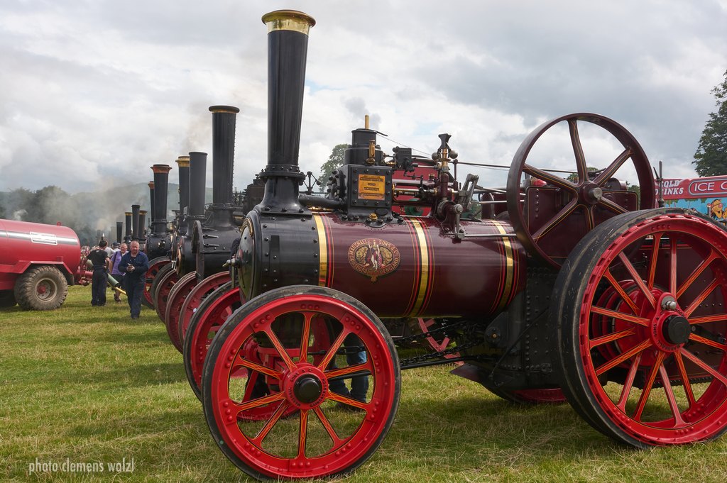 Irland – Dampftraktoren bei der National Steam Rally in Stradbally